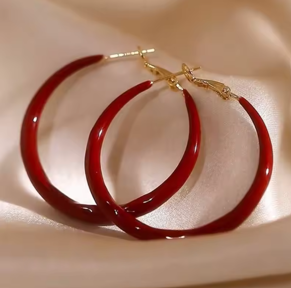 Xaviera® | Exquisite Fashion Wild Big Red Circle Earrings