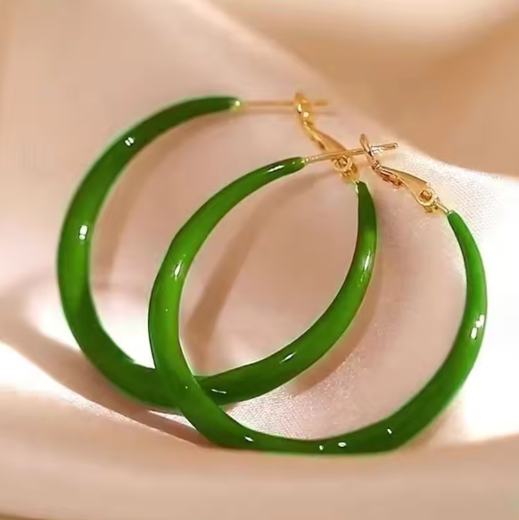 Vittoria® | Exquisite Fashion Green Circle Earrings