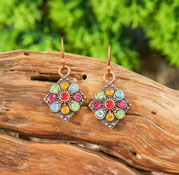 Phoebe® | Sierra Color Bloom Boho Drops Earrings