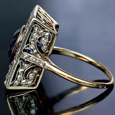 Sonia® | Vintage Bright Cut Gold Ring