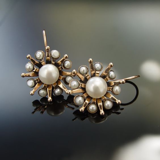 Abigail® | Vintage Starlight Pearl Earrings