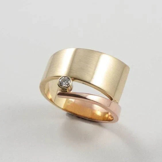 Ramona® | Vintage Gold Plated Rose Ring
