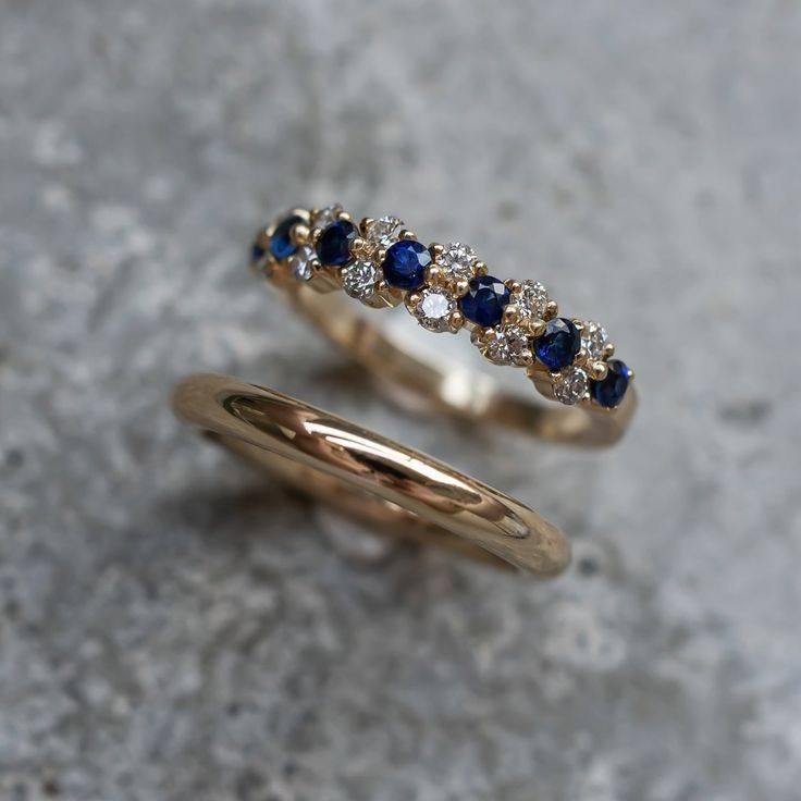 Hadassah® | Vintage Blue Zirconia Elegant Ring Set