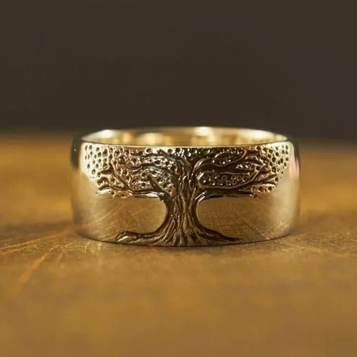 Elsa® | Vintage Golden Tree of Life Ring
