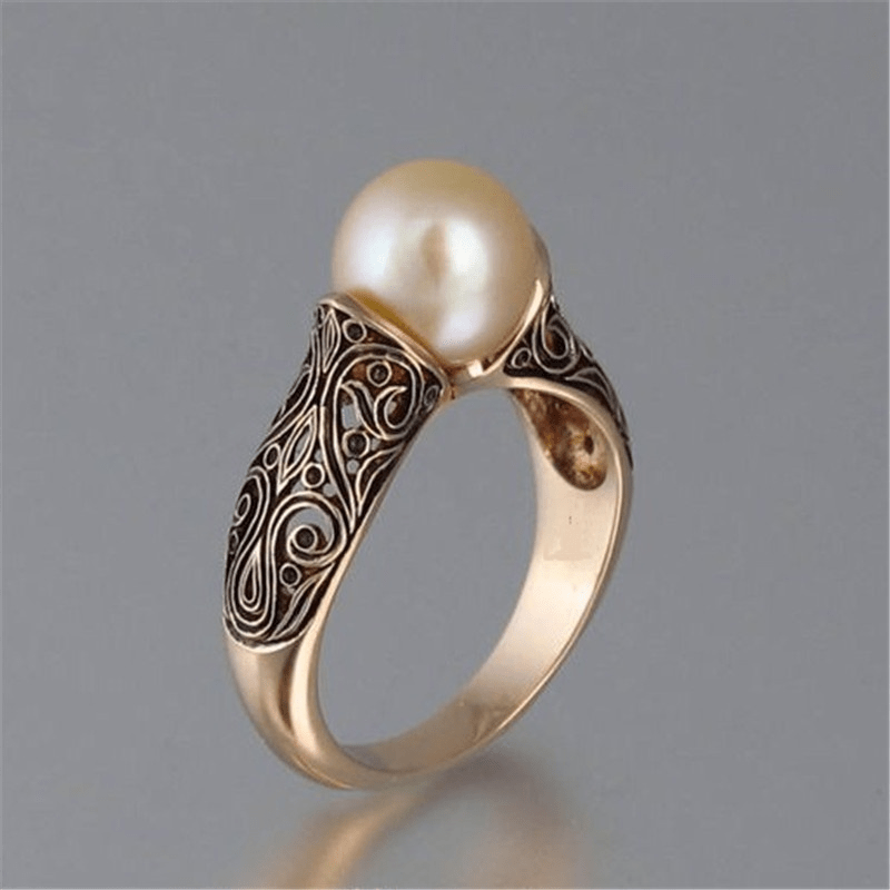 Marcella® | Vintage Pearl Golden Ring