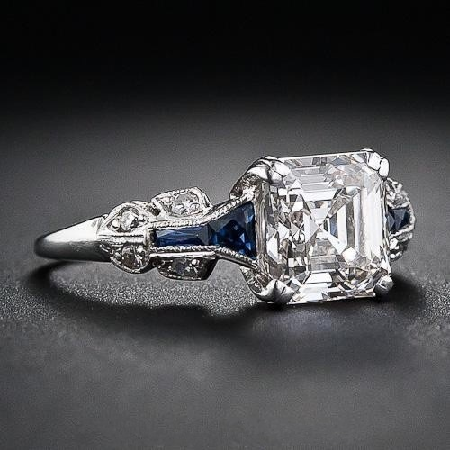 Cali® | Brilliant Vintage Ring in Blue and Silver