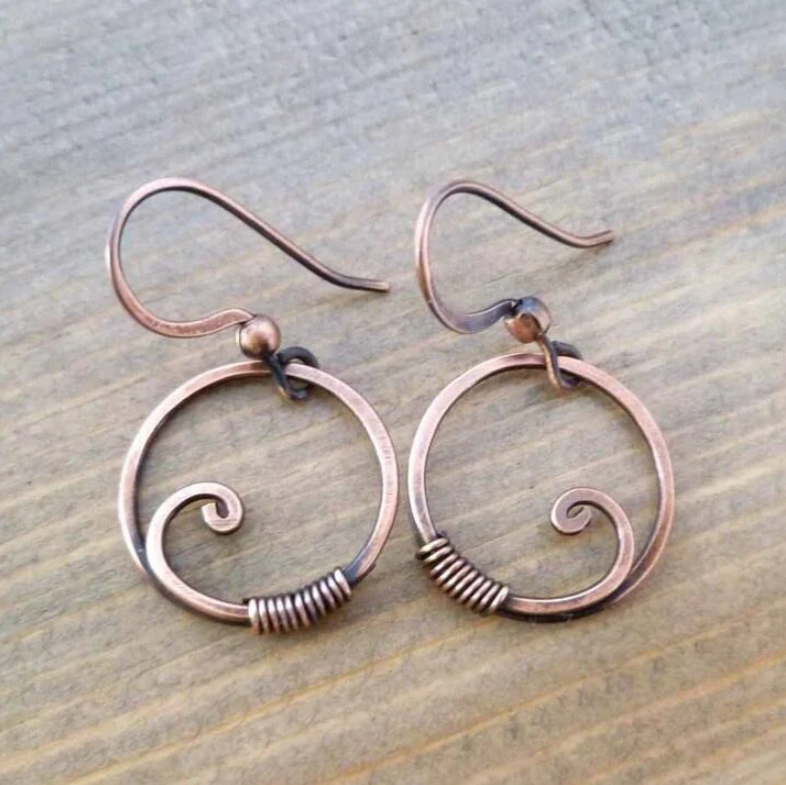 Onix® | Vintage Bronze Hollow Earrings