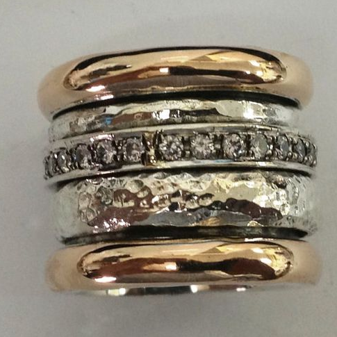 Gwen® | Vintage Layered Thick Gold Ring