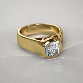 Sabina® | Vintage Inlaid Crystal Gold Ring