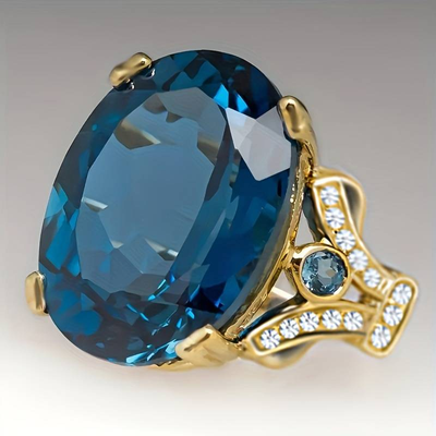 Edina® | Vintage Oval Glass Ring