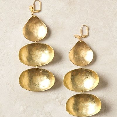 Elvira® | Vintage Dangling Gold Plated Earrings