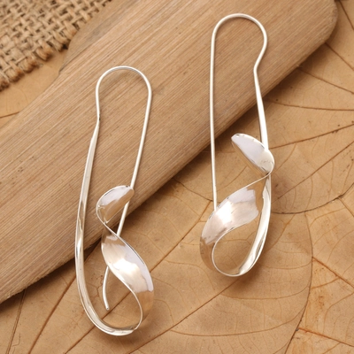 Hana® | Vintage Silver Irregular Dangling Earrings