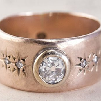 Ivonne® | Vintage Zirconia Rose Gold Plated Ring