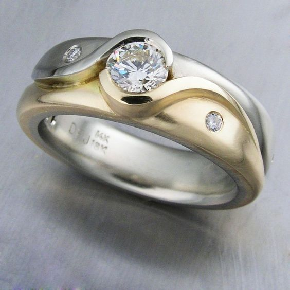 Elisa® | Vintage Zirconia Gold & Silver Plated Ring