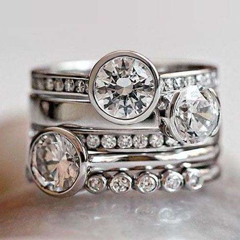 Catalina® | Vintage Silver & Crystal Layered Ring