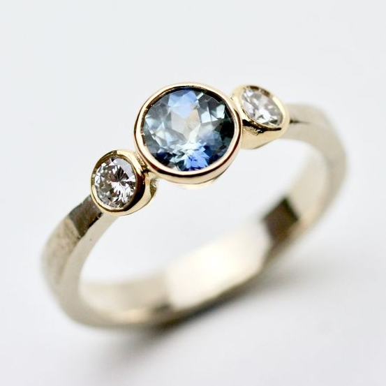 Xara® | Vintage Cosmic Blue Glass Ring