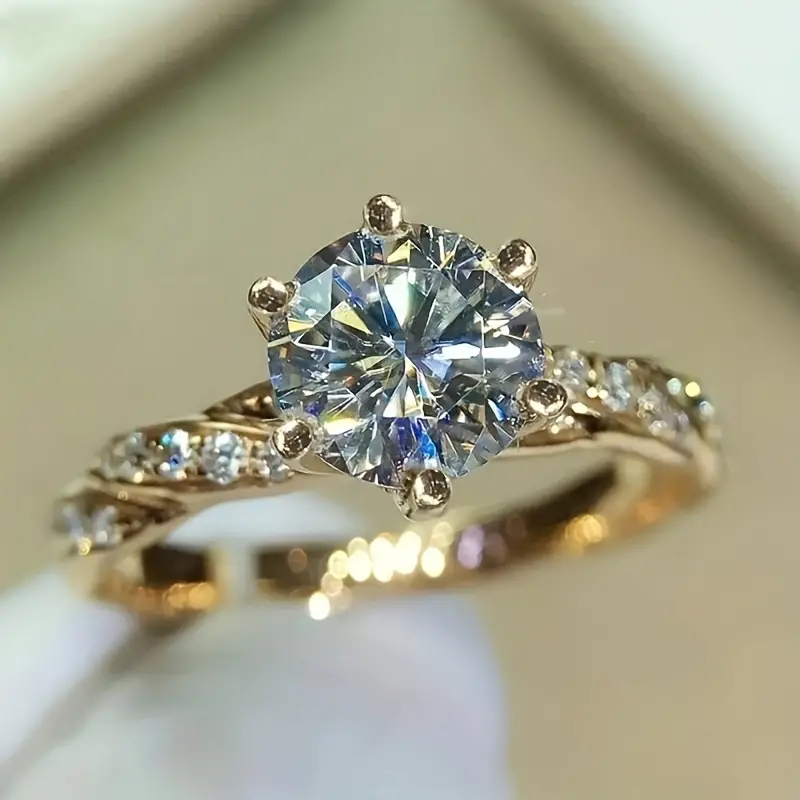 Luna® | Vintage Inlaid Zirconia Bright Ring