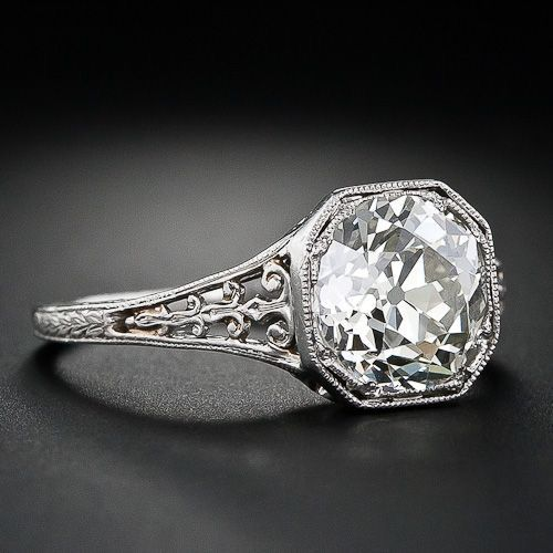 Tove® | Vintage Bright Glass Silver Zirconia Ring