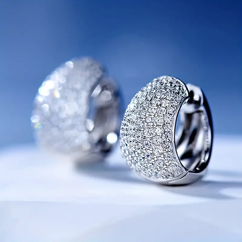 Ágata® | Vintage Bright Silver Basket Earrings