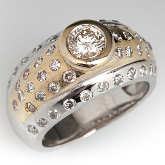 Yolanda® | Vintage Fancy Thick Zirconia Ring