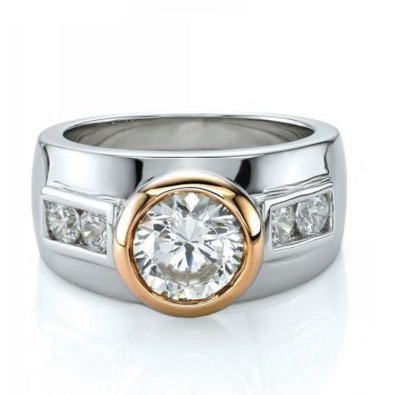María Fernanda® | Vintage Silver Zirconia Bright Ring
