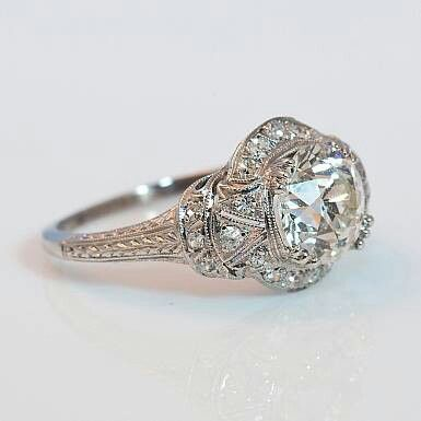 Xaviera® | Vintage Crystalline Silver Ring