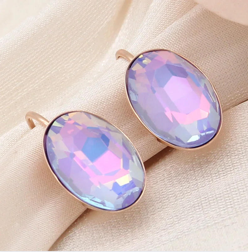 Yasmina® | Elegant Purple Opal Earrings