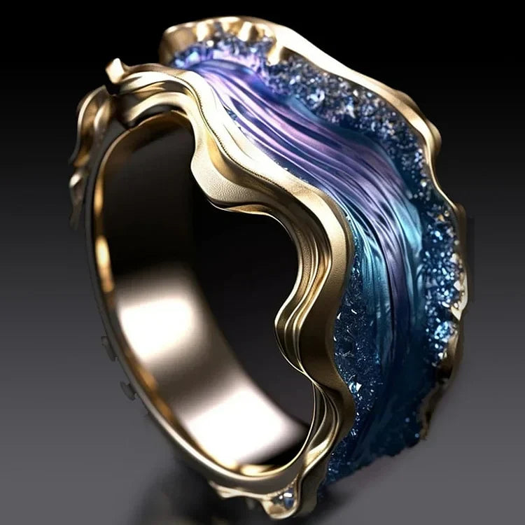 Cristina® | Vintage Golden Ocean Ring