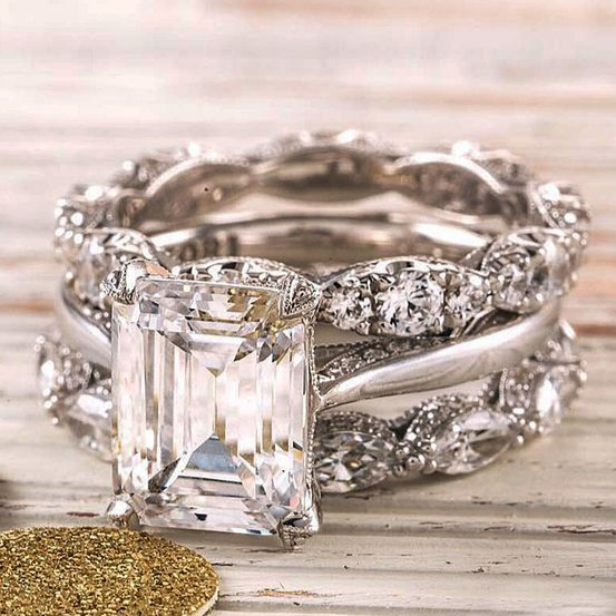 Paulina® | Vintage Silver Bright Layer Ring