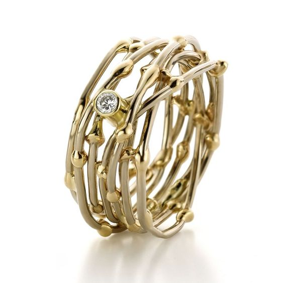 Anita® | Vintage Fine Layered Golden Ring