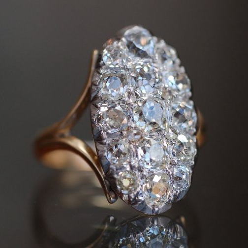Selene® | Vintage Inlaid Crystals Ring