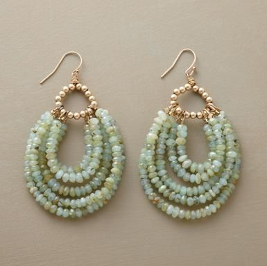 Gladys® | Vintage Green Beads Earrings
