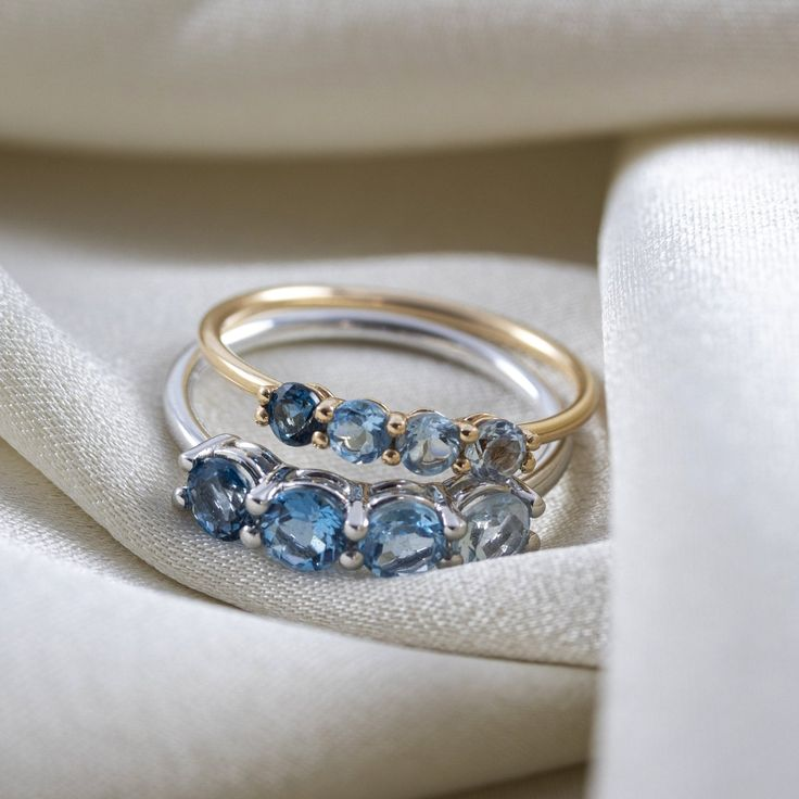 Calliope® | Vintage Blue Glass Ring