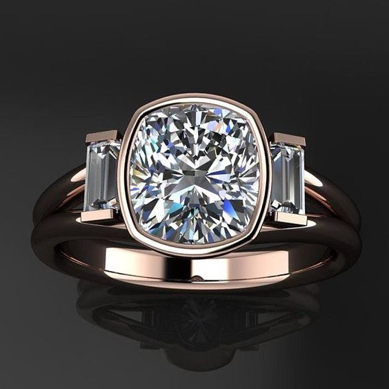 Johana® | Vintage Dark Rose Zirconia Ring