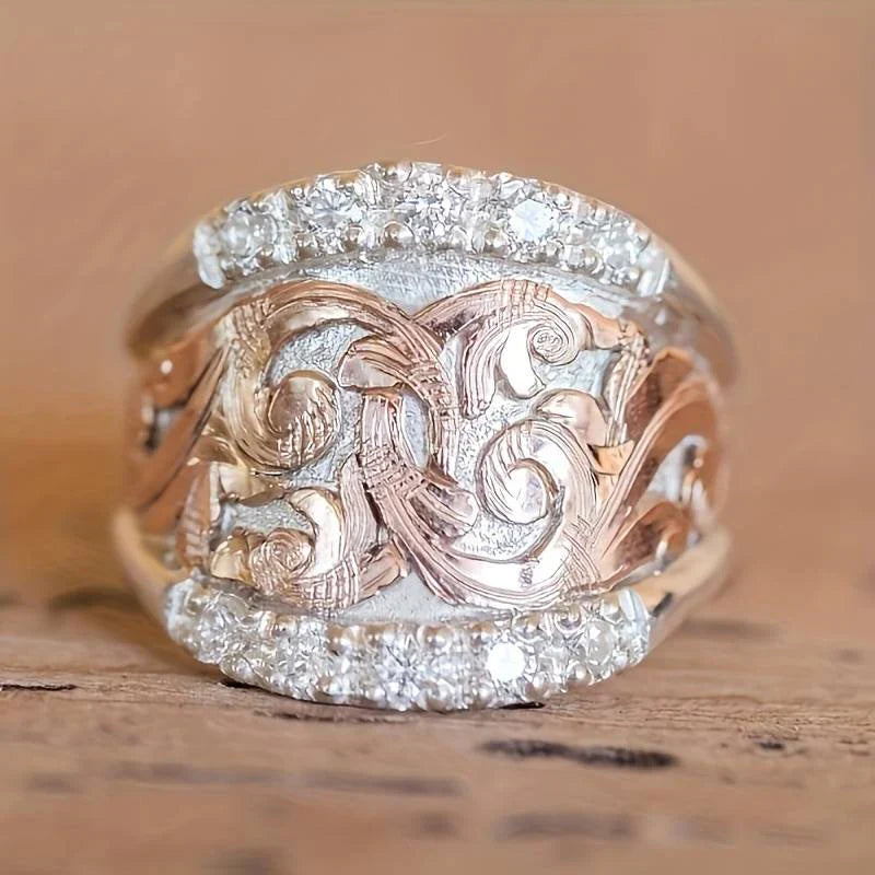 Hilda® | Vintage Silver & Rose Ring