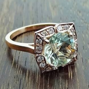 Katia® | Vintage Glass Square Bright Ring