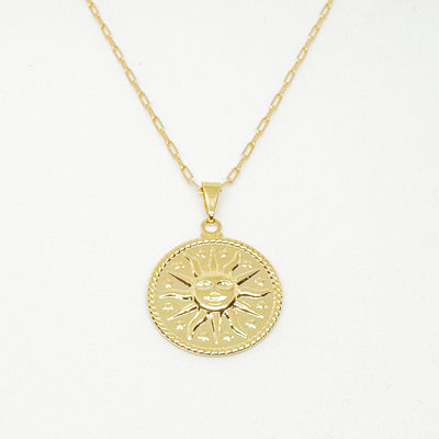 Wendy® | Elena Sun Medallion Pendant Necklace