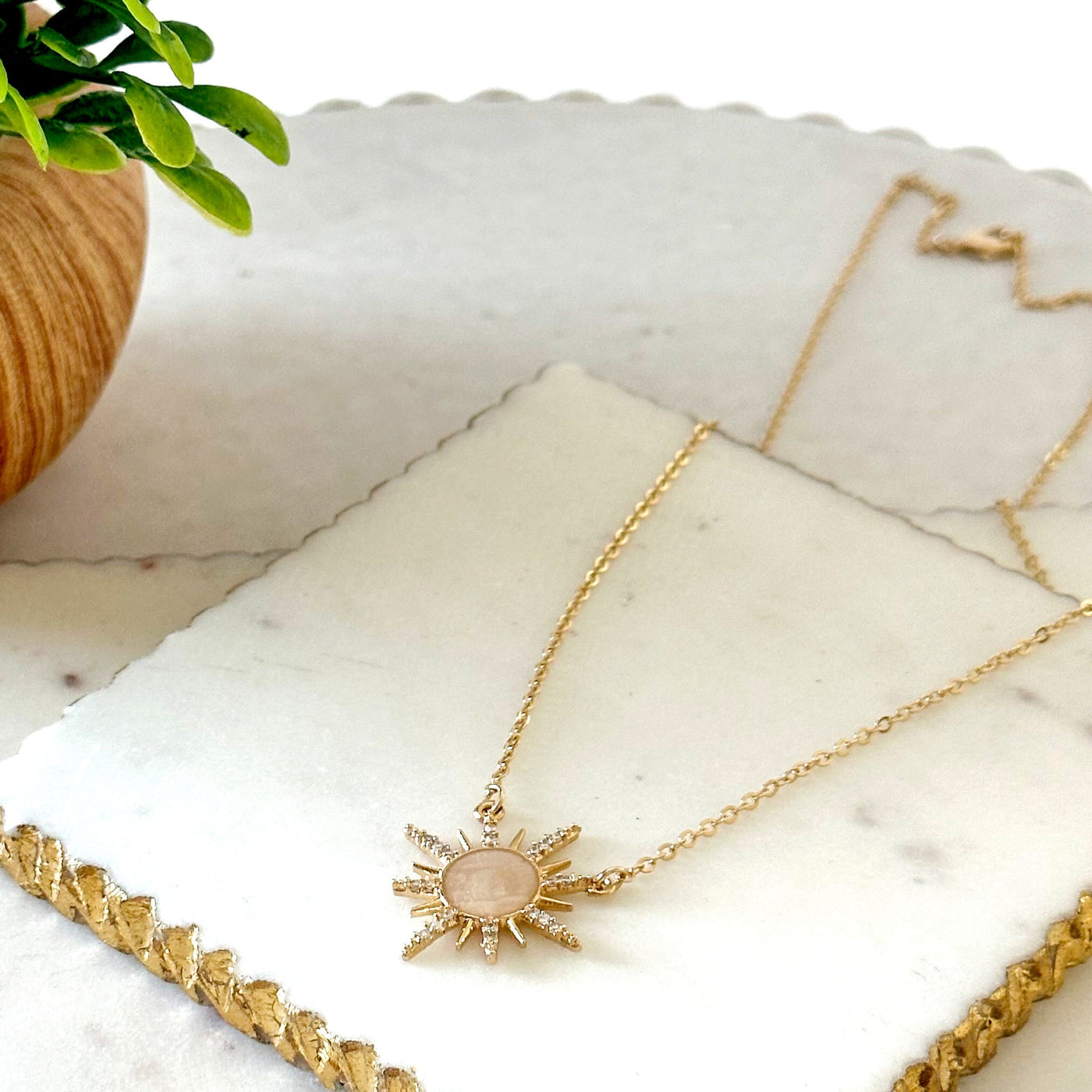 Sage® | Chiara Dainty Sun Necklace