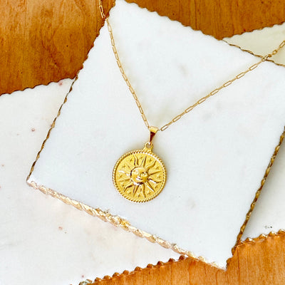 Wendy® | Elena Sun Medallion Pendant Necklace