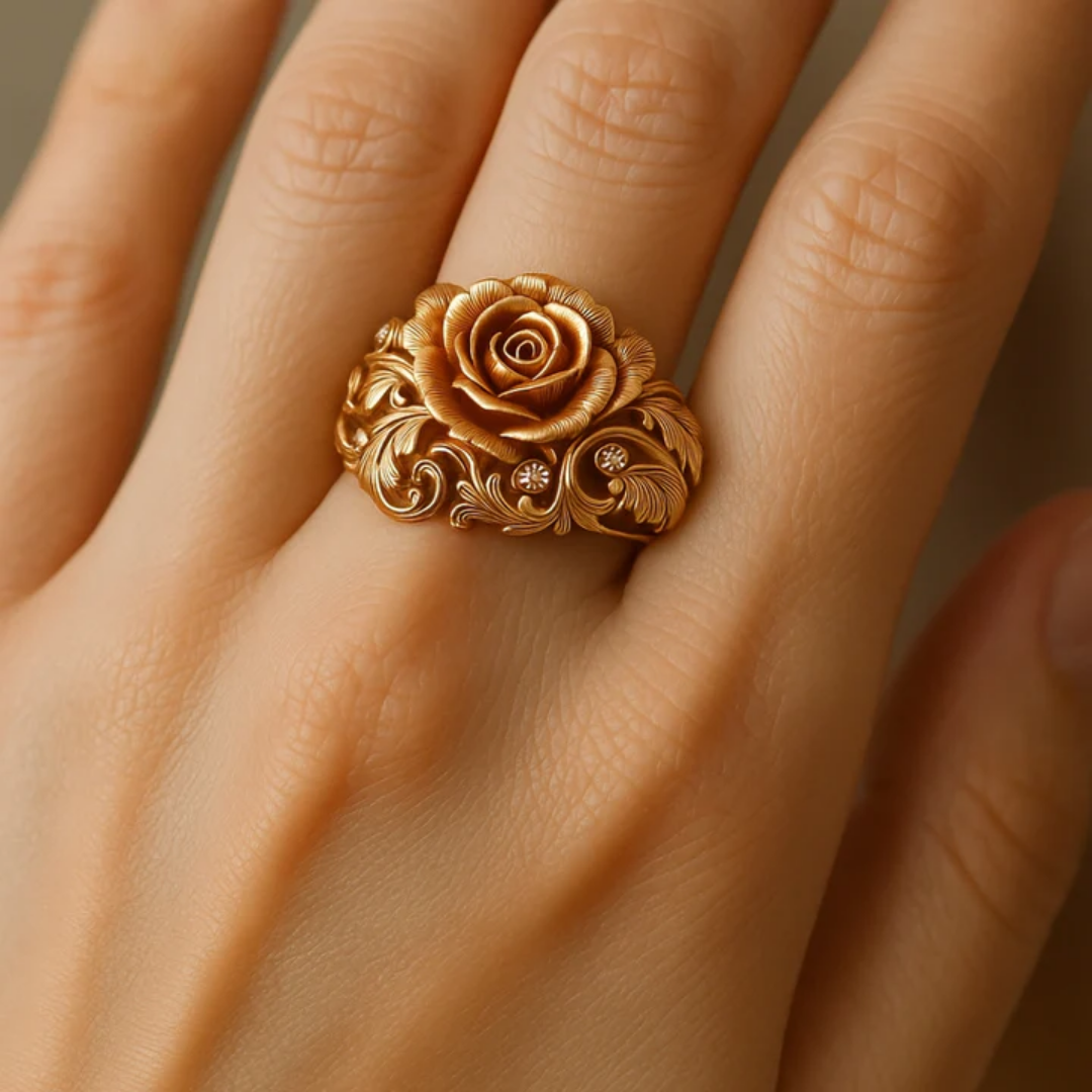 Salomé® | Golden Flower Ring