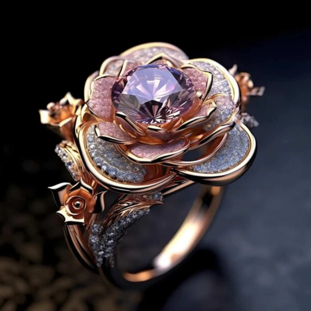 Frieda® | Layered Exotic Flower Bright Ring
