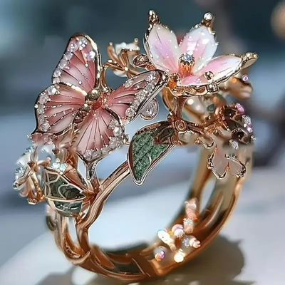 Doris® | Nature Bright Butterfly Zirconia Ring