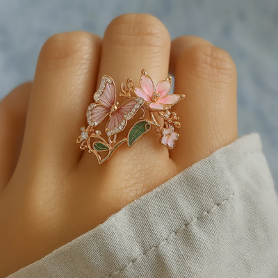 Doris® | Nature Bright Butterfly Zirconia Ring