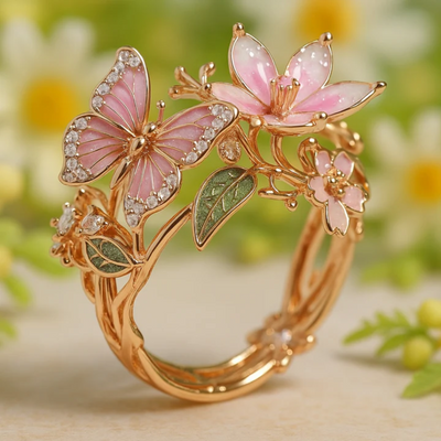 Doris® | Nature Bright Butterfly Zirconia Ring