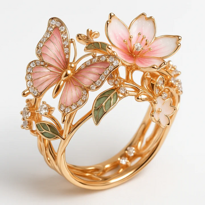 Doris® | Nature Bright Butterfly Zirconia Ring