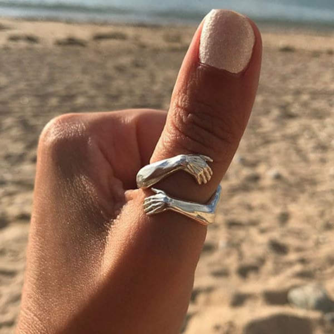 Seraphina® | Silver Adjustable Hug Ring
