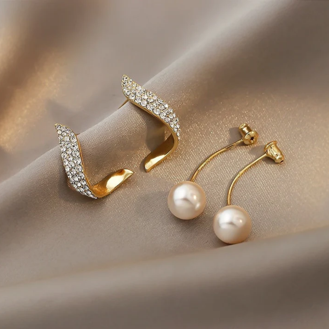 Karen® | Pearl Earrings in Gold