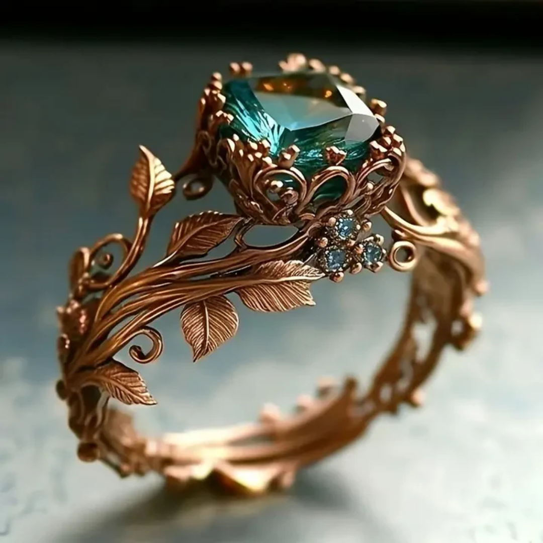 Edna® | Nature Green Crystal Ring